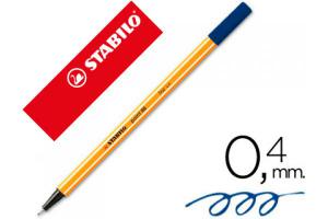 ROTULADOR STABILO POINT 88 AZUL OSCURO 0.4MM 88 41