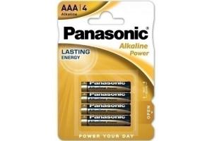 PILA PANASONIC BLISTER4 LR3 ALKALINE-POWER AAA