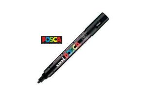 ROTULADOR POSCA MEDIUM NEGRO PC5M