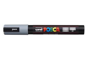 ROTULADOR POSCA MEDIUM ROJO GRIS PC5M
