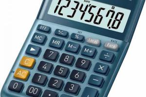 CALCULADORA CASIO MS80-E 8DIG az