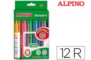 ROTULADOR ALPINO 12U PTA.FINA