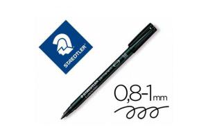 ROTULADOR PERMANENTE M LUMOCOLOR NEGRO 1MM
