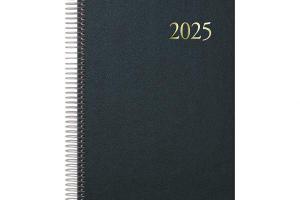 AGENDA SEGOVIA Día página 14x20cm. Negro.