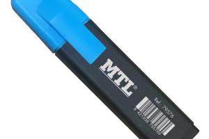 ROTULADOR FLUORESCENTE MTL AZUL 