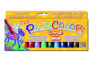 TEMPERA SOLIDA BASIC ONE ESTUCHE 12 COLORES SURTIDOS