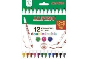 ROTULADOR FIBRA ALPINO DOUBLE DOUBLE 12