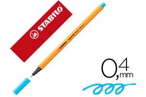 ROTULADOR STABILO POINT 88 AZUL NEON 0.4MM 88 031
