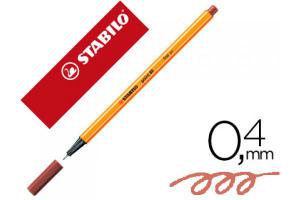 ROTULADOR STABILO POINT 88 SIENA TOSTADO 0.4MM 88 75