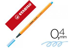ROTULADOR STABILO POINT 88 AZUL CLARO 0.4MM 88 11