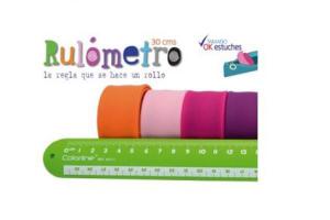 REGLA RULOMETRO 30CM SILICONA ENROLLABLE