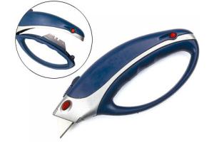 Cuter q-connect xs6200 metalico ancho azul y gris con mango 