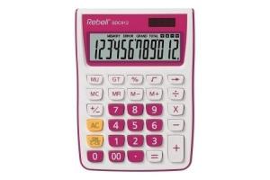 CALCULADORA ROSA REBELL 12 DIGITOS SDC-912 ROSA