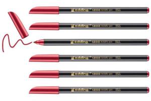ROTULADOR EDDING 1200 ROJO METALICO 72