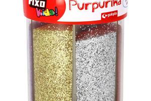 BOTE 80 G PURPURINA METAL COLORES SURTIDOS FIXO KIDS