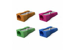 SACAPUNTAS DE ALUMINIO FERRO COLOR, VARIOUS COLORES ERICH KR
