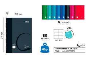 BLOC ESPIRAL 4º T/B CUADRO CERVANTES