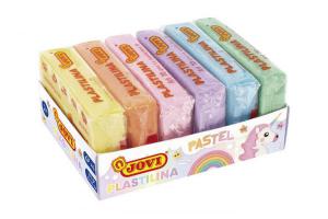 PLASTILINA JOVI 50 GRS COLORES AZUL PASTELES