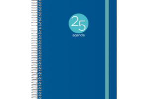 AGENDA MEMPHIS Día Página 15x21cm. Azul Oscuro