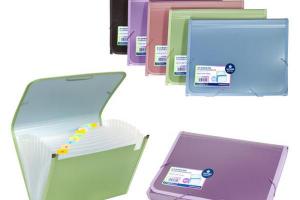  ARCHIVADOR ACORDEON FOLIO METALIZADO ROSA 13DPTOS