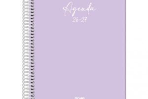 AGENDA ESCOLAR BASIC A5 D/P SERENITY MORADO 26/27