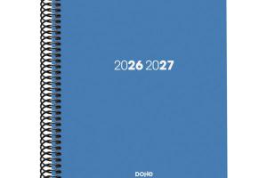 Agenda ESCOLAR BASIC PP A5 D/P ELEMENT AZUL 26/27