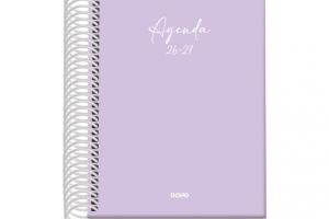 AGENDA ESCOLAR BASIC A6 D/P SERENITY MORADO 26/27