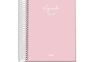 AGENDA ESCOLAR BASIC A6 D/P SERENITY ROSA 26/27