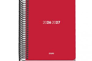 Agenda ESCOLAR BASIC PP A6 D/P ELEMENT ROJO 26/27