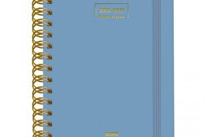 AGENDA ESCOLAR PREMIUM A5 D/P AZUL 26/27