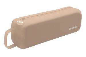 Portatodo COLOUR VIBES Silicona 1 cremallera BEIGE