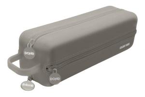 Portatodo COLOUR VIBES Silicona 4 cremalleras GRIS