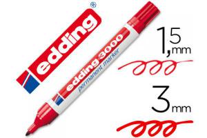 ROTULADOR EDDING 3000 ROJO
