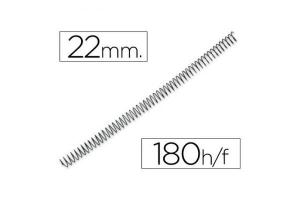 ESPIRAL METALICA 22MM P64 100U
