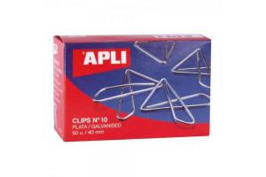CLIP MARIPOSA Nº10 PLATEADOS APLI