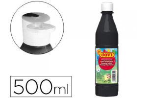 TEMPERA LIQUIDA JOVI 500cc NEGRO 